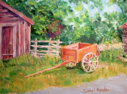 Barn and Cart