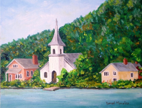 Church Across the Lake