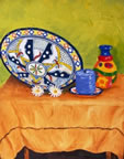 Plate and Spanish Jar
